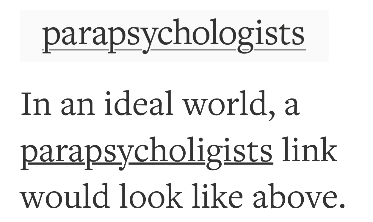 “parapsychologists” as platonic ideal and reality